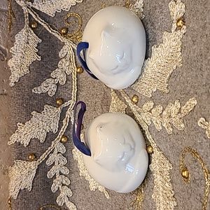 Vintage Ceramic Cats Pomander/Sachet.